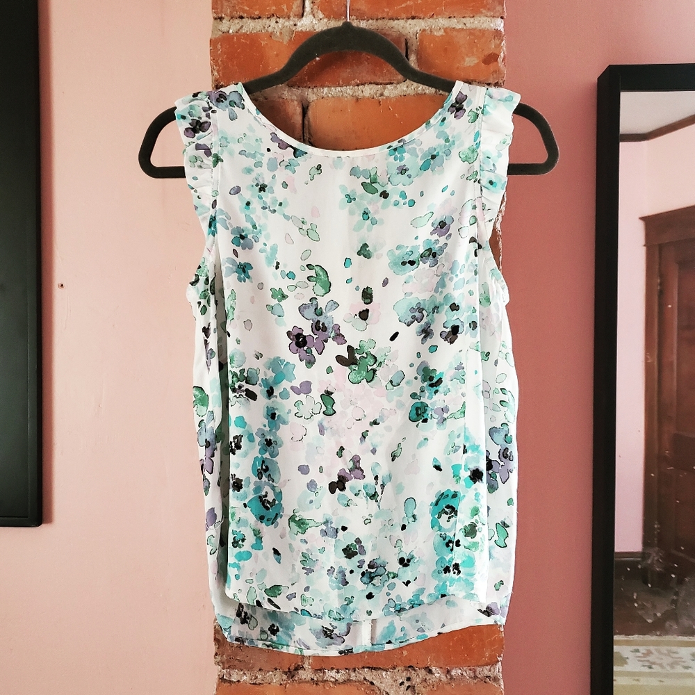 LC Watercolor Sleeveless Top